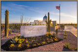 Tucson Arizona Temple - Golden Desert by Lance Bertola