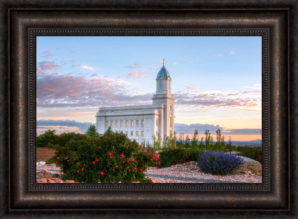 Cedar City Temple - Sacred Trust by Lance Bertola