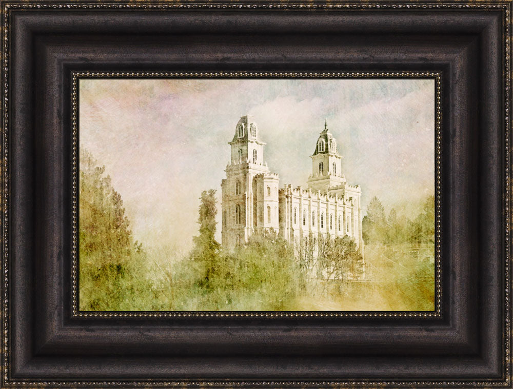 Manti Utah Temple - Serenity by Mandy Jane Williams