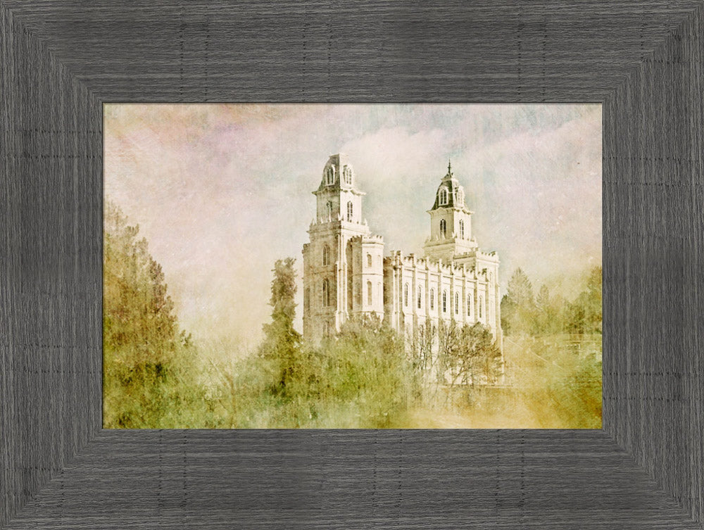 Manti Utah Temple - Serenity by Mandy Jane Williams