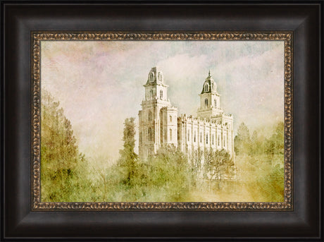 Manti Utah Temple - Serenity by Mandy Jane Williams