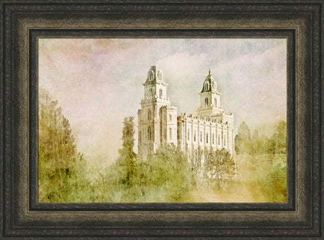 Manti Utah Temple - Serenity by Mandy Jane Williams