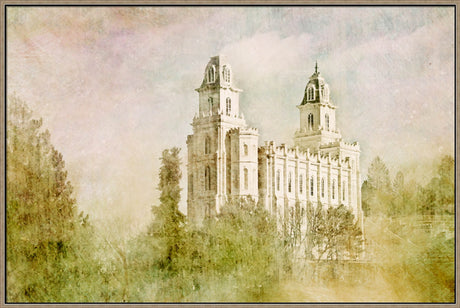 Manti Utah Temple - Serenity by Mandy Jane Williams