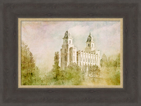 Manti Utah Temple - Serenity by Mandy Jane Williams