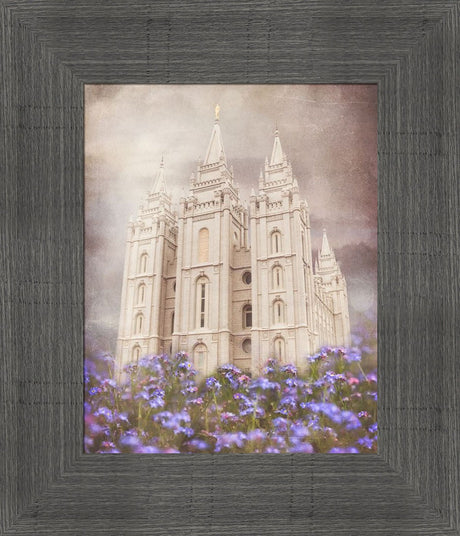 Salt Lake Temple - Forget Me Not by Mandy Jane Williams