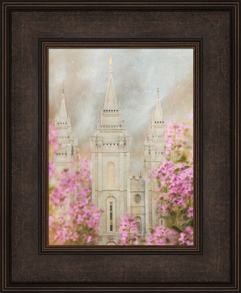 Salt Lake Temple - Jubilant by Mandy Jane Williams