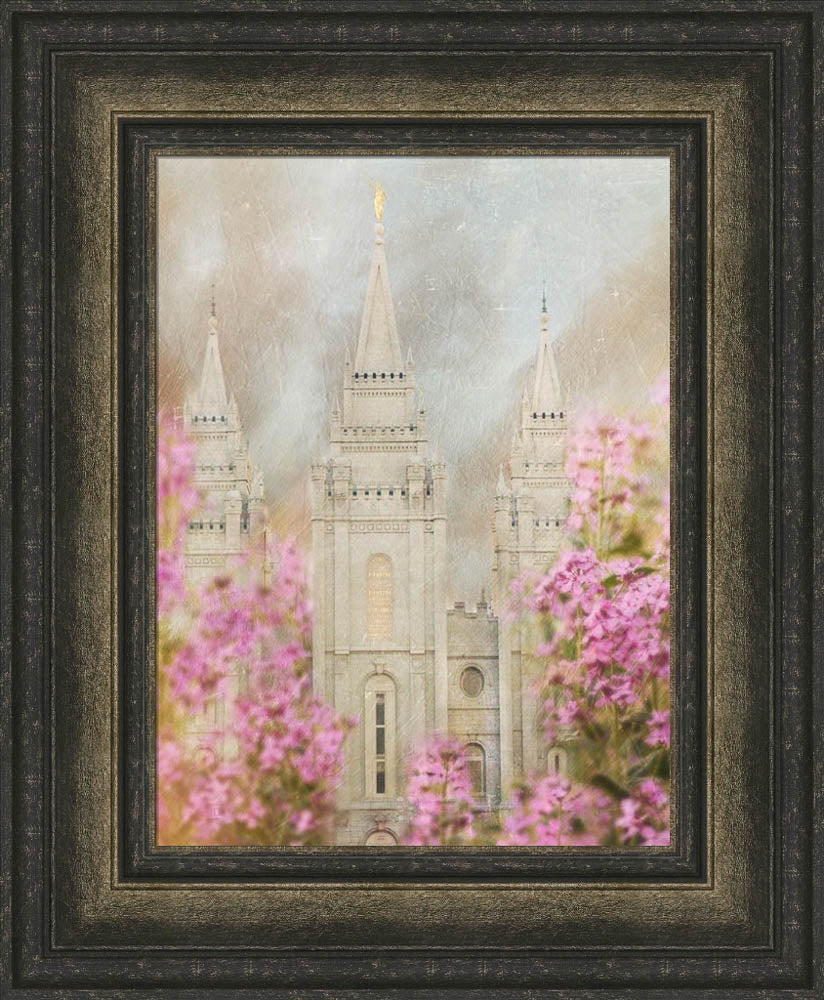 Salt Lake Temple - Jubilant by Mandy Jane Williams