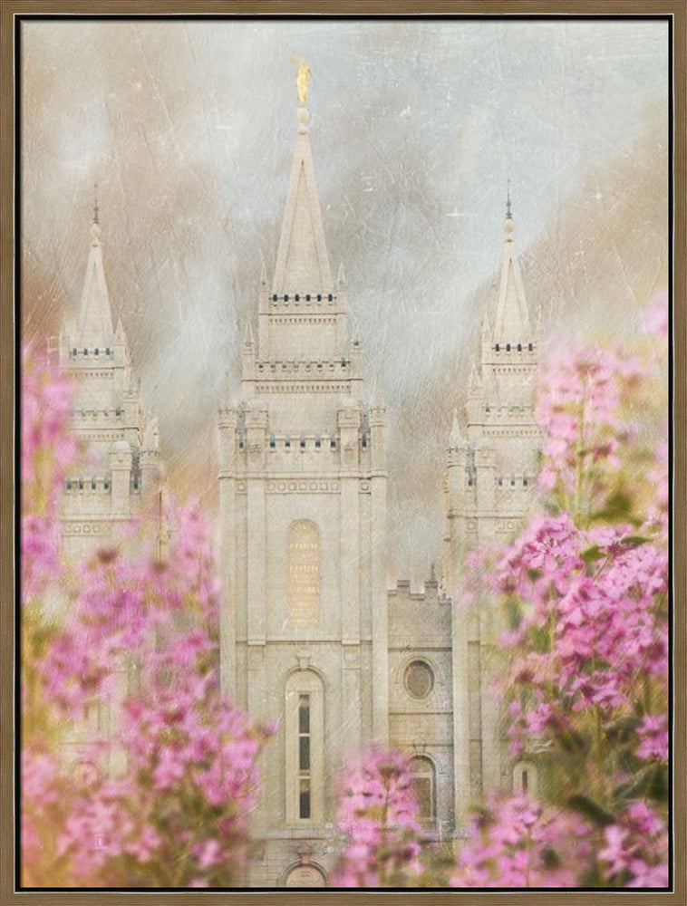 Salt Lake Temple - Jubilant by Mandy Jane Williams