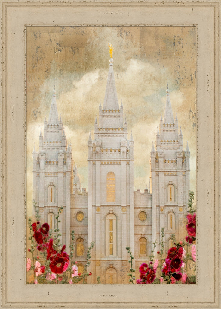 Salt Lake Temple - Splendor by Mandy Jane Williams