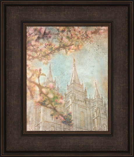 Salt Lake Temple - Spring by Mandy Jane Williams