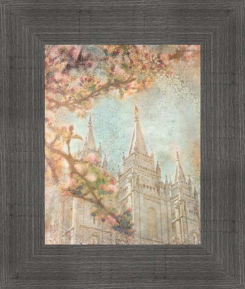 Salt Lake Temple - Spring by Mandy Jane Williams