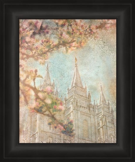 Salt Lake Temple - Spring by Mandy Jane Williams