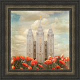 Salt Lake Temple - Joyful Day by Mandy Jane Williams