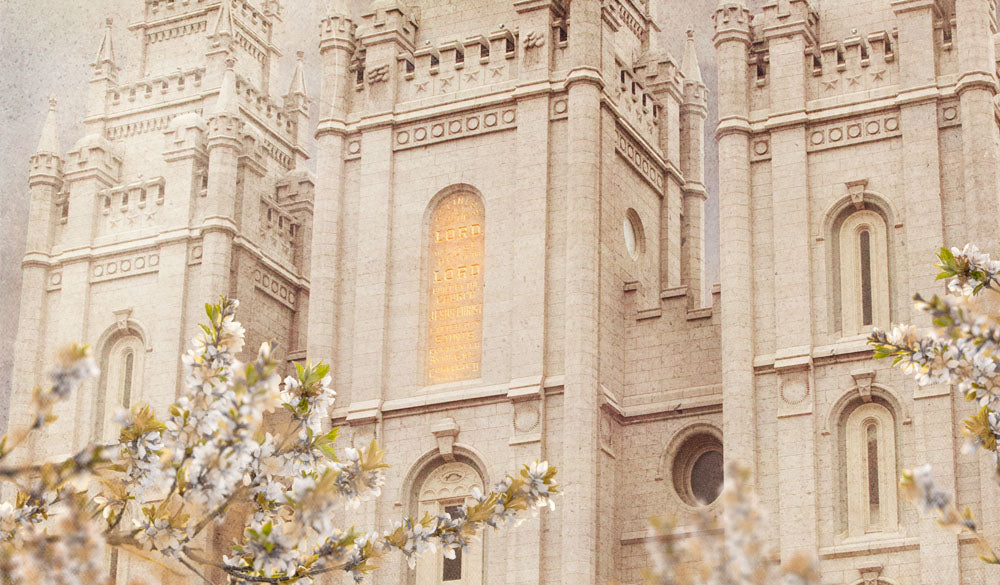 Salt Lake Temple - Regal by Mandy Jane Williams