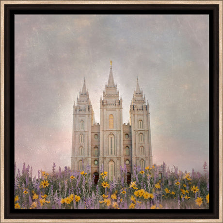 Salt Lake Temple - How Beautiful Upon the Mountains by Mandy Jane Williams