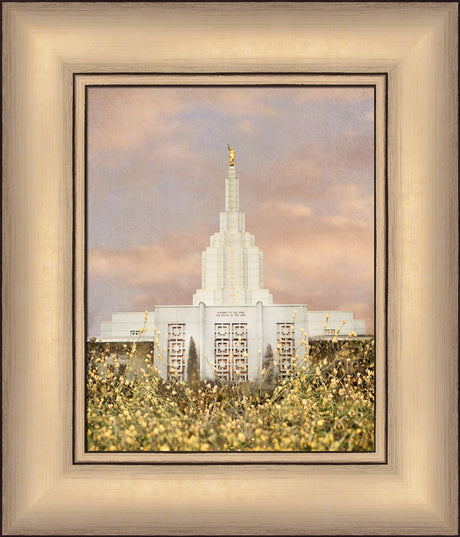 Idaho Falls Temple - Giving Rest by Mandy Jane Williams