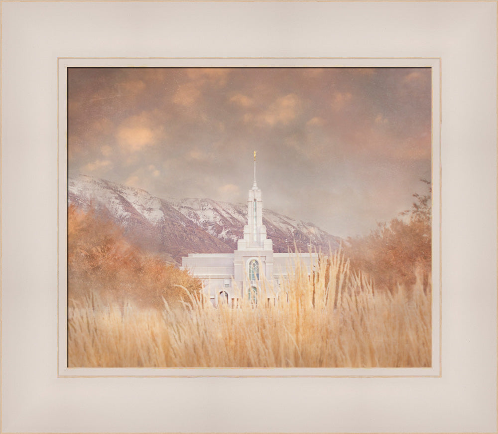 Mount Timpanogos Temple - Stillness by Mandy Jane Williams