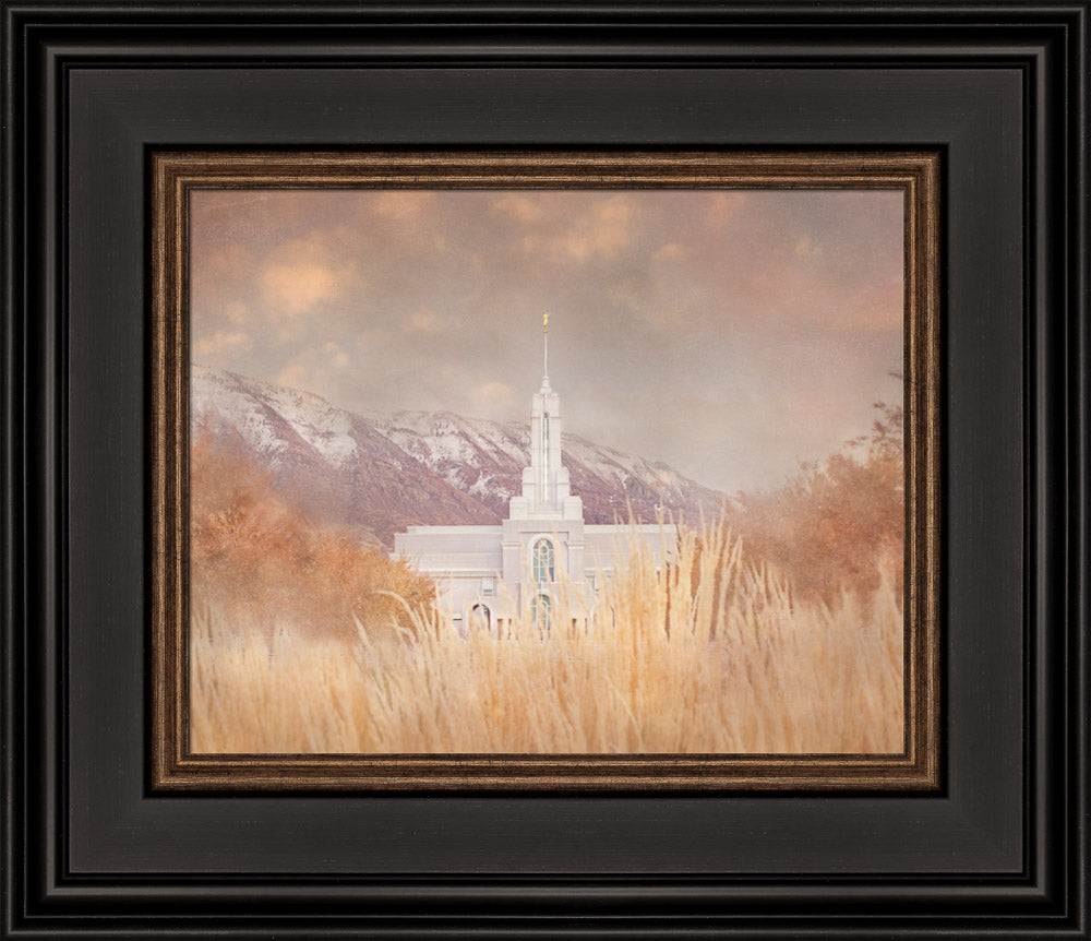 Mount Timpanogos Temple - Stillness by Mandy Jane Williams