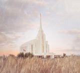 Rexburg Temple - Fruitful Field by Mandy Jane Williams