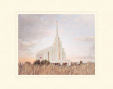 Rexburg Temple - Fruitful Field by Mandy Jane Williams