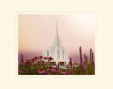 Rexburg Temple - Silk and Purple by Mandy Jane Williams