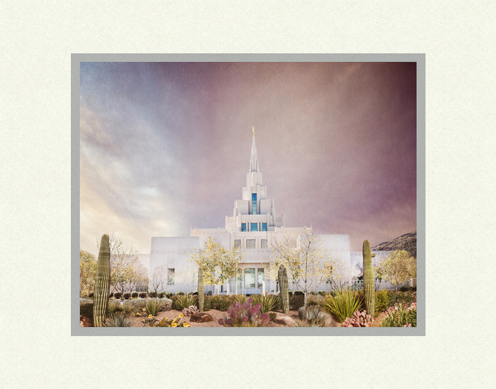 Phoenix Temple - Garden of the Lord by Mandy Jane Williams