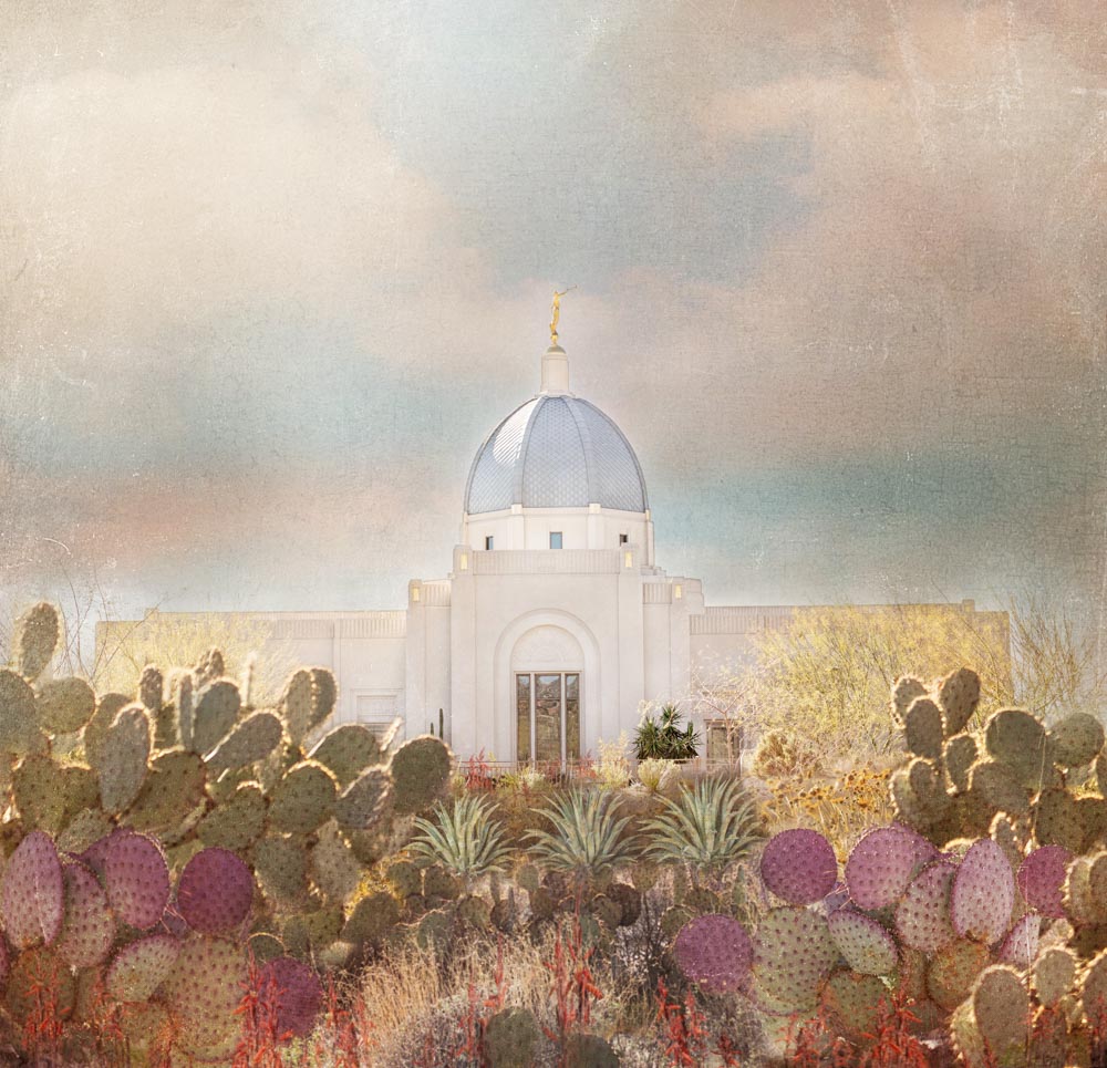 Tucson Temple - Desert Shall Rejoice by Mandy Jane Williams