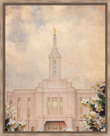 Pocatello Temple - Syringa Flowers by Mandy Jane Williams