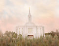 Pocatello Temple - Idaho Sagebrush by Mandy Jane Williams