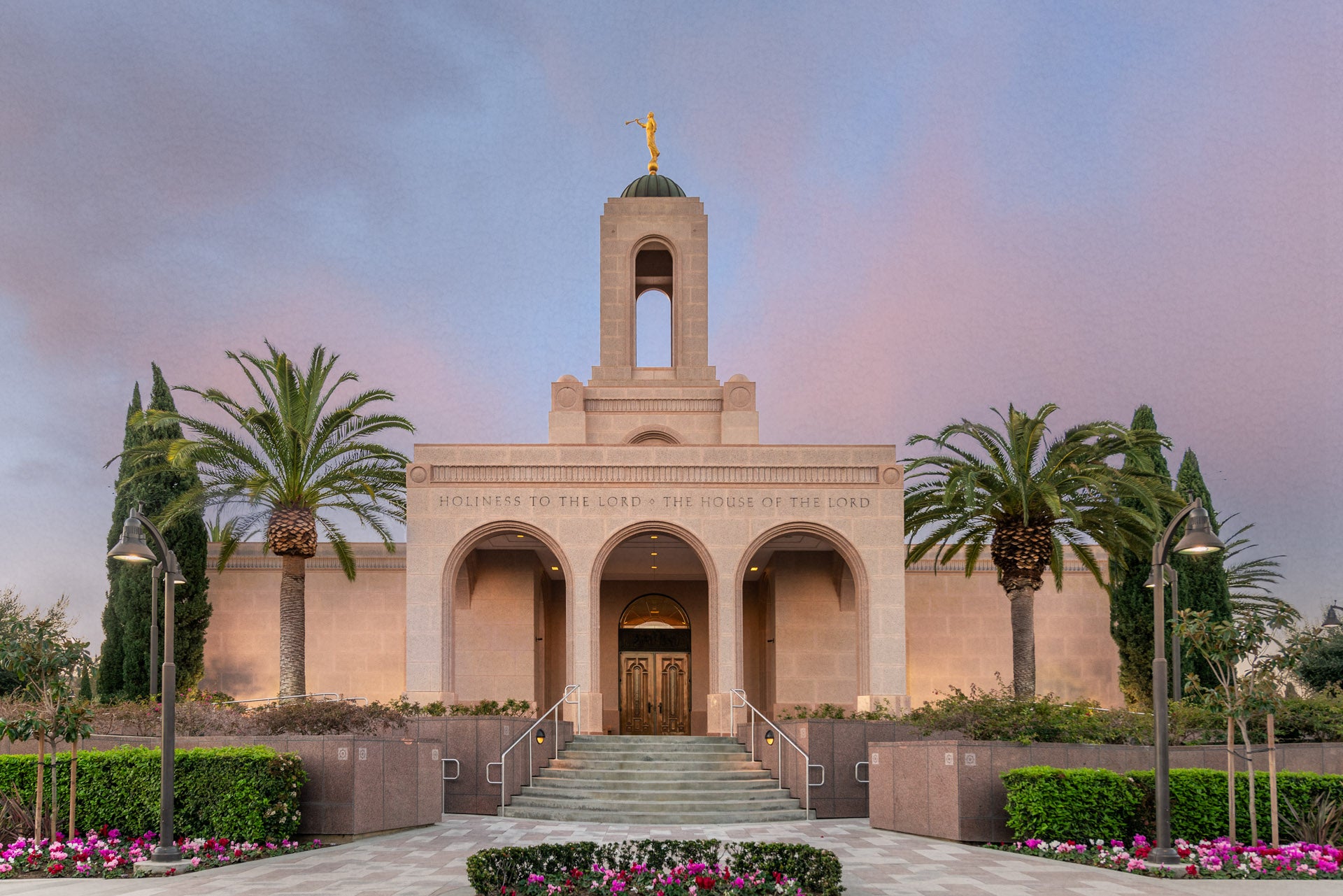 Newport Beach Temple - A House of Peace by Robert A Boyd