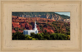 St George Temple - Red Rock by Robert A Boyd