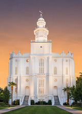 St. George Temple - Eventide 5x7 print