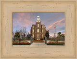 Logan Temple - Gate Tulips by Robert A Boyd