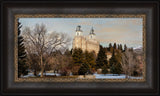 Manti Temple - Seasons Crossing by Robert A Boyd