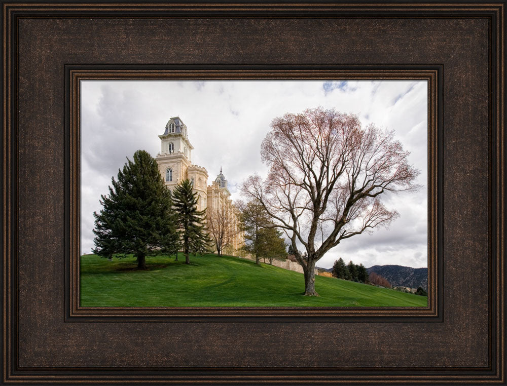 Manti Temple - Spring Hill by Robert A Boyd