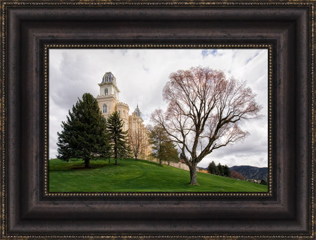 Manti Temple - Spring Hill by Robert A Boyd