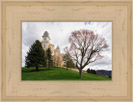 Manti Temple - Spring Hill by Robert A Boyd