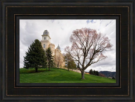 Manti Temple - Spring Hill by Robert A Boyd