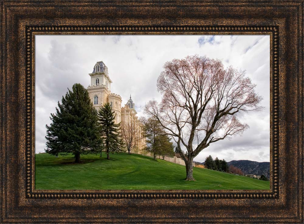 Manti Temple - Spring Hill by Robert A Boyd