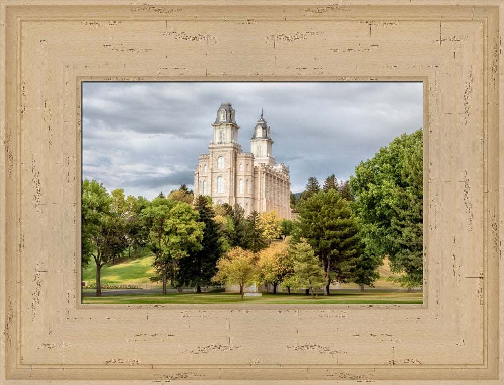 Manti Temple - Chrome Series by Robert A Boyd