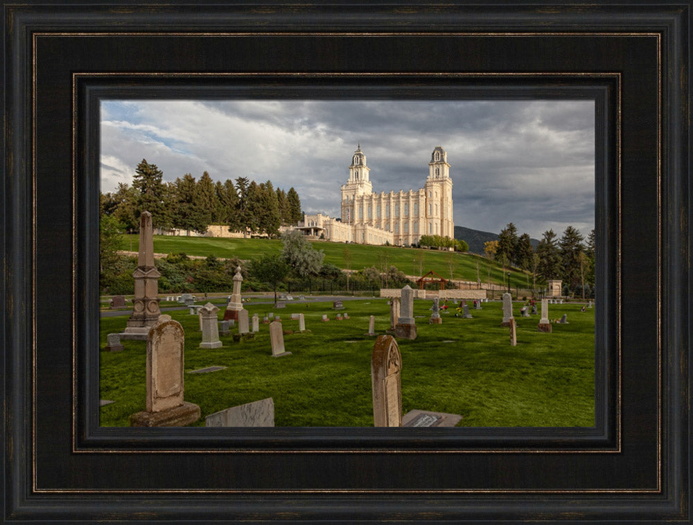 Manti Temple - Cemetery by Robert A Boyd