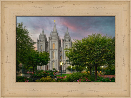 Salt Lake Temple - Eden by Robert A Boyd