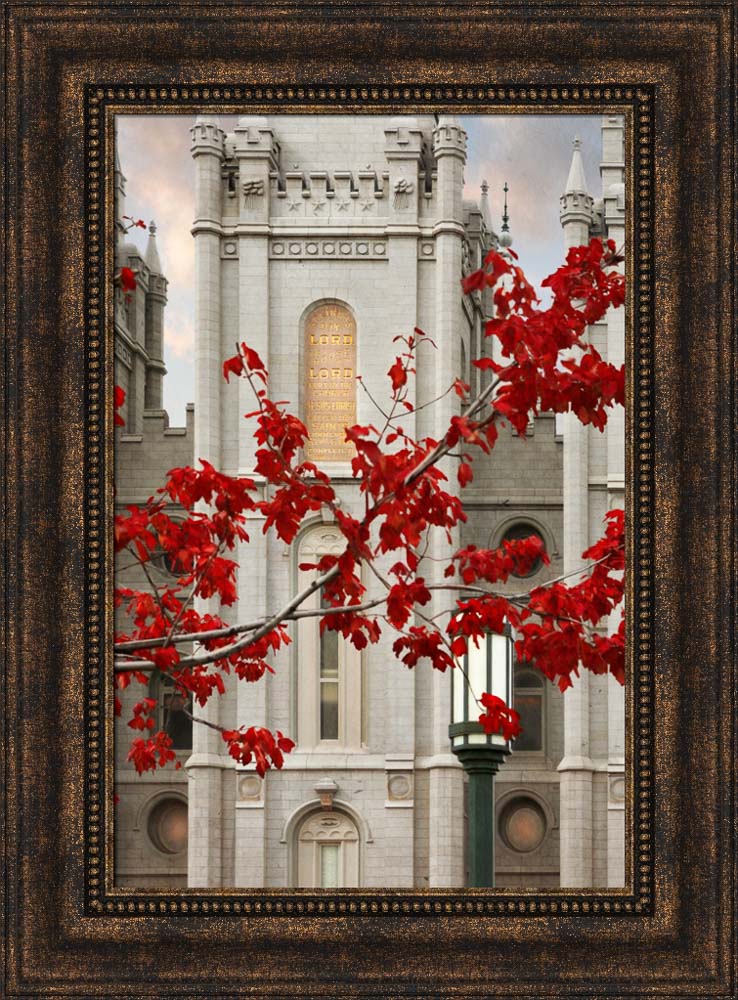 Salt Lake Temple - Veneration by Robert A Boyd