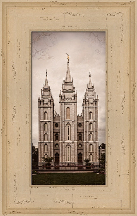 Salt Lake Temple - Towers by Robert A Boyd