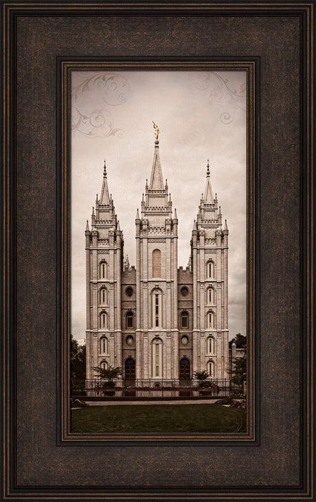 Salt Lake Temple - Towers by Robert A Boyd