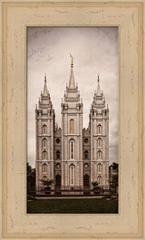 Salt Lake Temple - Towers by Robert A Boyd