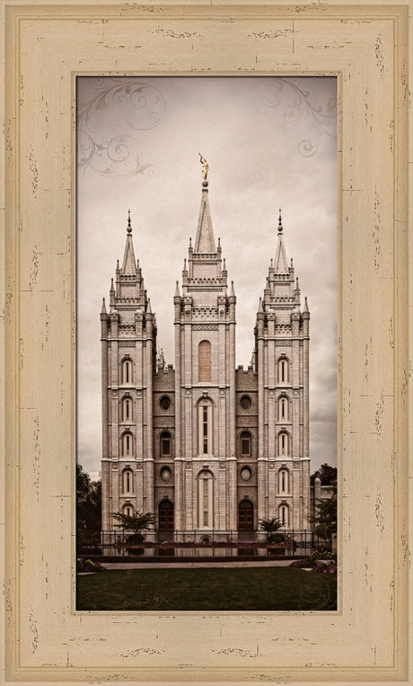 Salt Lake Temple - Towers by Robert A Boyd