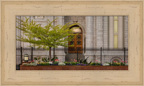 Salt Lake Temple - Sacred Doors by Robert A Boyd