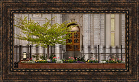 Salt Lake Temple - Sacred Doors by Robert A Boyd