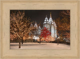 Salt Lake Temple - Silent Night by Robert A Boyd